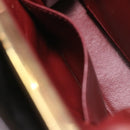 CHANEL Matelasse Clasp Chain Shoulder Bag Lamb Skin Black CC Auth kk164-22