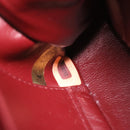 CHANEL Matelasse Clasp Chain Shoulder Bag Lamb Skin Black CC Auth kk164-12