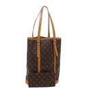 LOUIS VUITTON Monogram Bucket GM Shoulder Bag M42236 LV Auth kk205-1