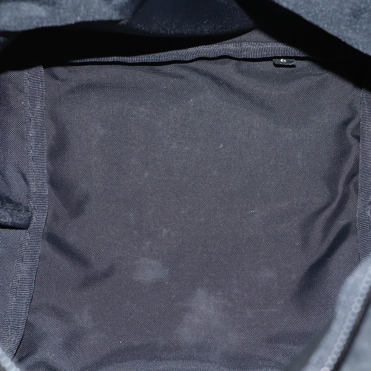 Burberrys Nova Check Blue Label Hand Bag Nylon Black Auth kk206