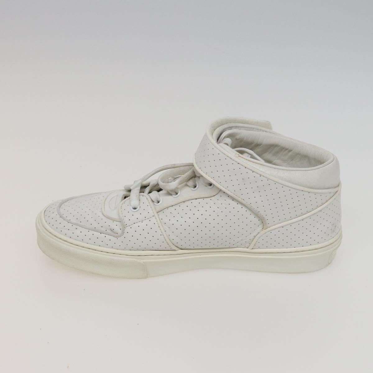 LOUIS VUITTON sneakers Leather White LV Auth kk232