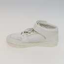 LOUIS VUITTON sneakers Leather White LV Auth kk232-15