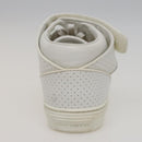 LOUIS VUITTON sneakers Leather White LV Auth kk232-16