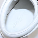 LOUIS VUITTON sneakers Leather White LV Auth kk232-20