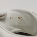 LOUIS VUITTON sneakers Leather White LV Auth kk232-21