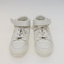 LOUIS VUITTON sneakers Leather White LV Auth kk232-2