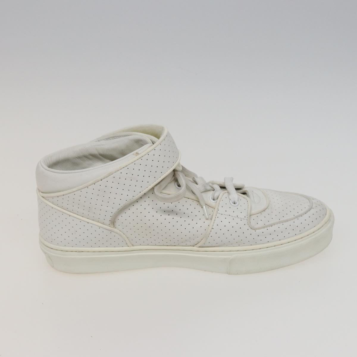 LOUIS VUITTON sneakers Leather White LV Auth kk232