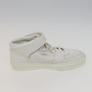 LOUIS VUITTON sneakers Leather White LV Auth kk232-5