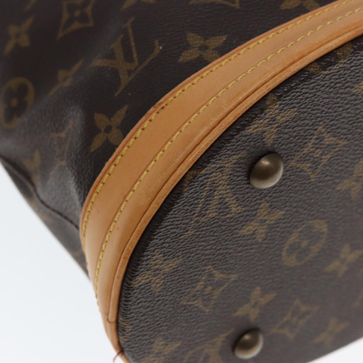 LOUIS VUITTON Monogram Bucket PM Shoulder Bag M42238 LV Auth kk242