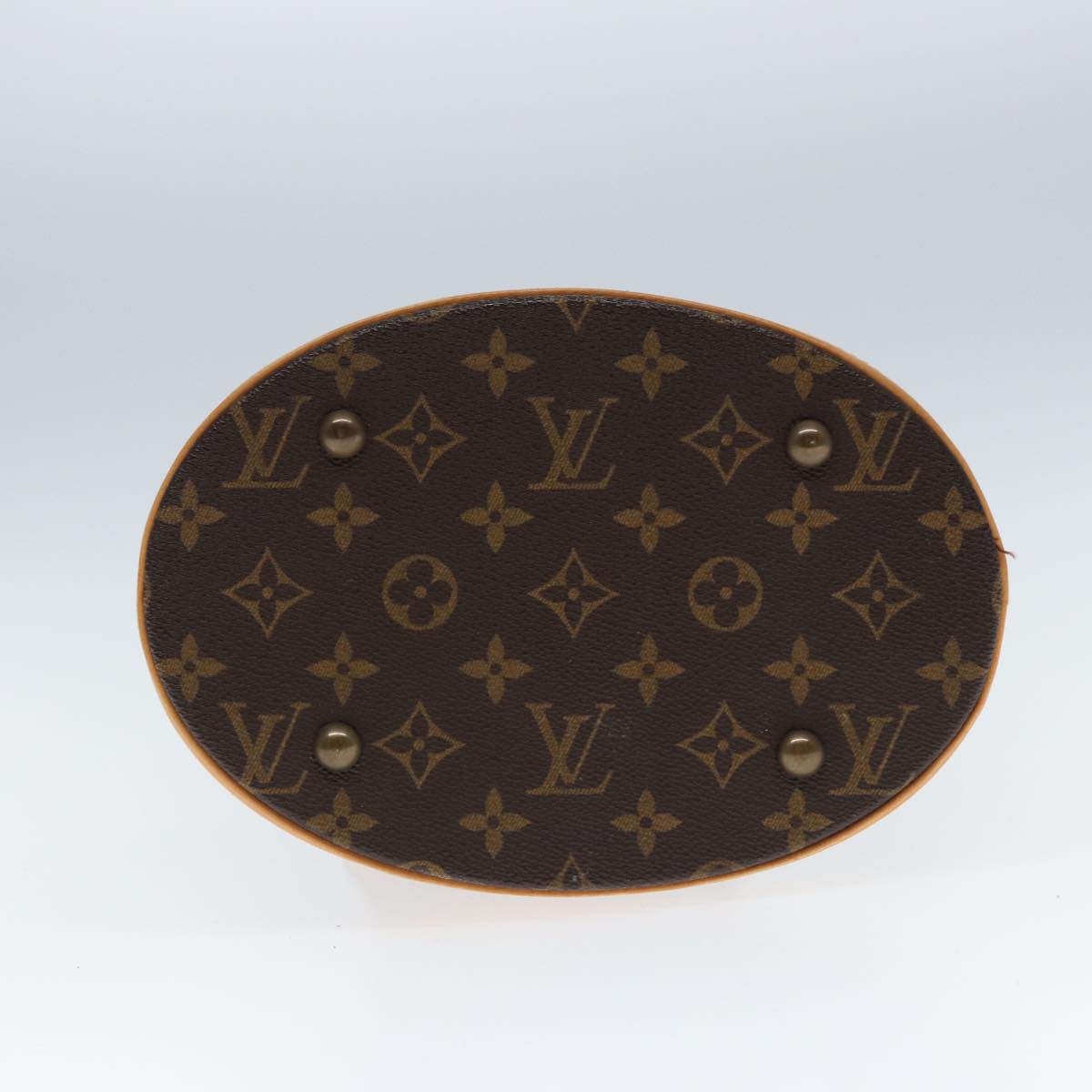 LOUIS VUITTON Monogram Bucket PM Shoulder Bag M42238 LV Auth kk242