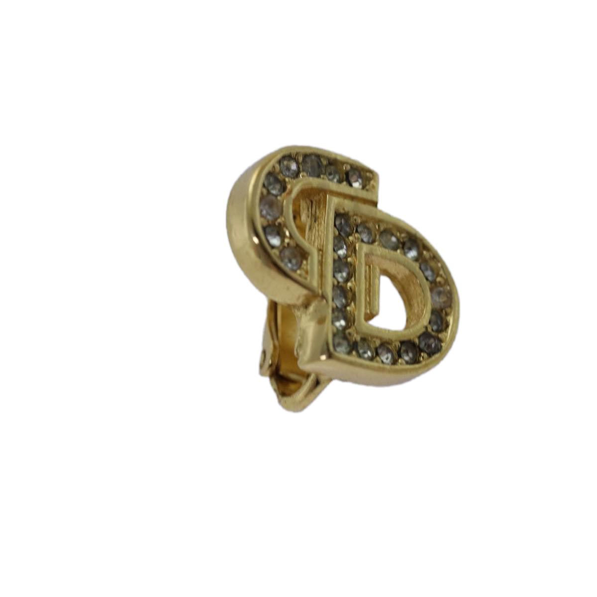 Christian Dior Earring metal Gold Auth kk263 - 0