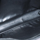 BALLY Quilted Shoulder Bag Leather Enamel Black Auth kk267-12