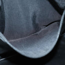 BALLY Quilted Shoulder Bag Leather Enamel Black Auth kk267-20