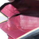 CHANEL Matelasse COCO Mark Hand Bag Lamb Skin Black Gold CC Auth kk300-17