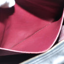 CHANEL Matelasse COCO Mark Hand Bag Lamb Skin Black Gold CC Auth kk300-21