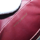 CHANEL Matelasse COCO Mark Hand Bag Lamb Skin Black Gold CC Auth kk300-22