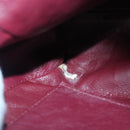 CHANEL Matelasse COCO Mark Hand Bag Lamb Skin Black Gold CC Auth kk300-23