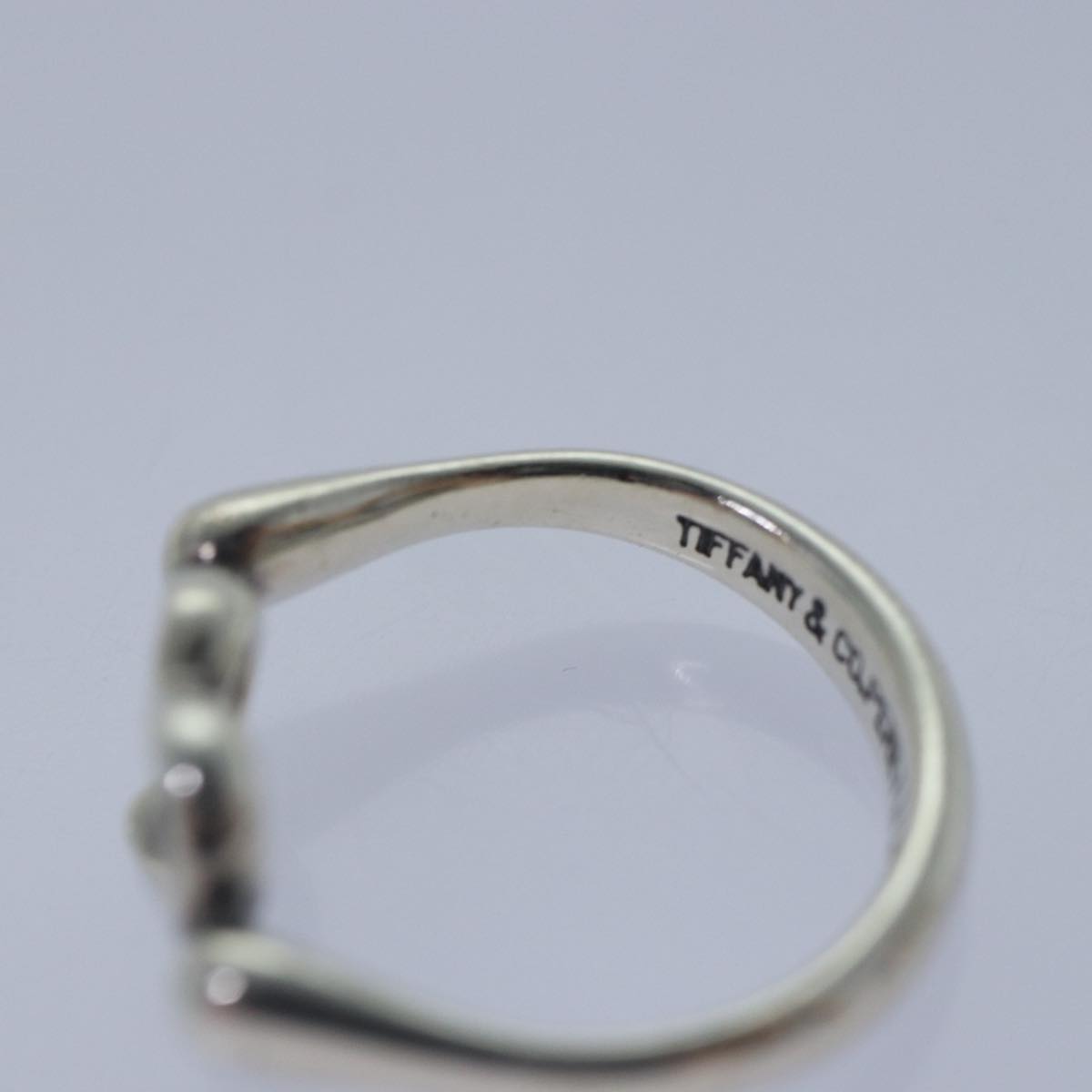 TIFFANY&Co. Ring Ag925 Silver Auth kk312