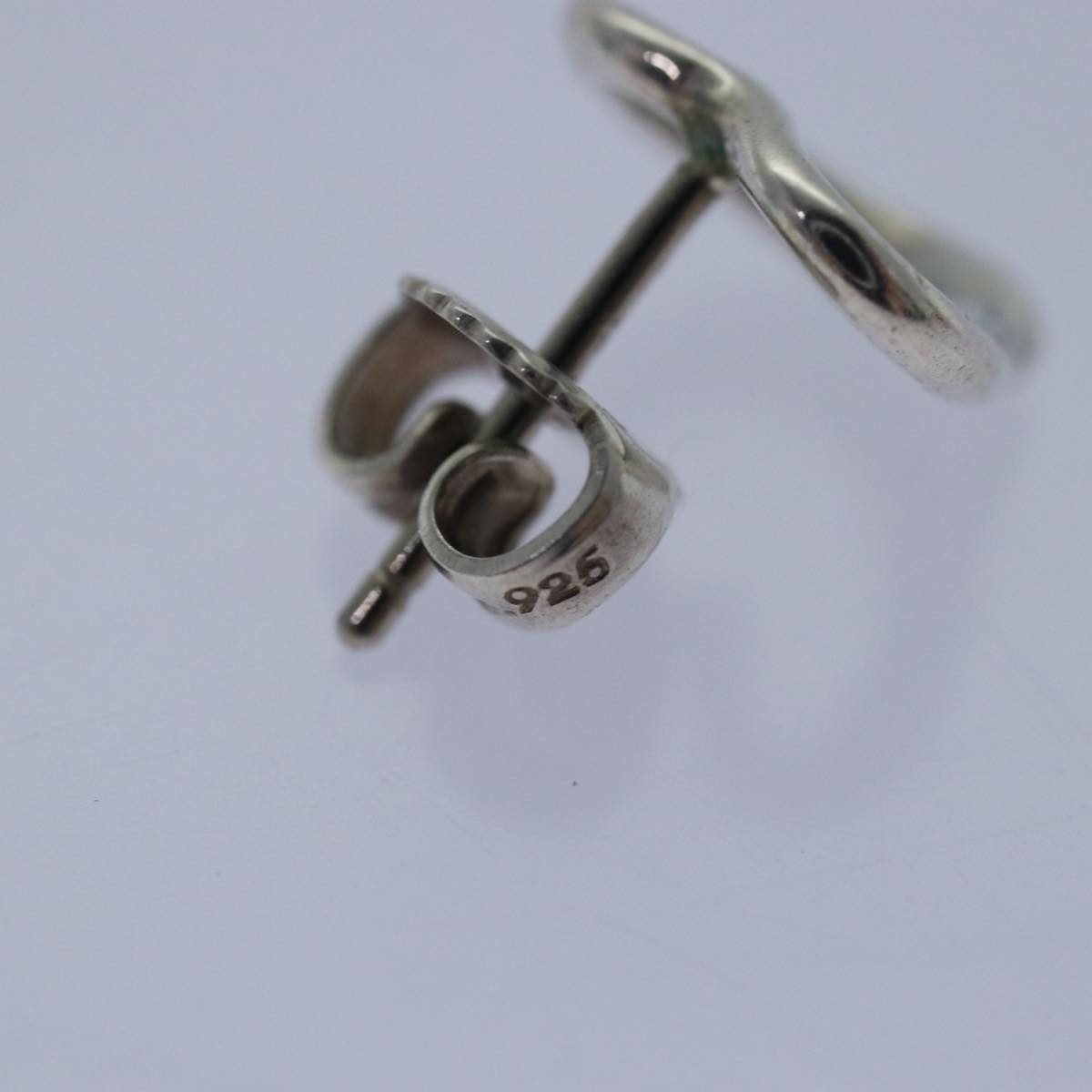 TIFFANY&Co. Pierce Earring Ag925 Silver Auth kk315