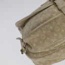 LOUIS VUITTON Monogram Mini Lin Saumur PM Schoudertas Ivoor M95314 Auth kk368V-15