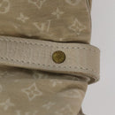 LOUIS VUITTON Monogram Mini Lin Saumur PM Shoulder Bag Ivory M95314 Auth kk368V-20