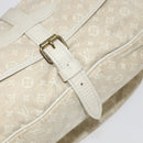 LOUIS VUITTON Monogram Mini Lin Saumur PM Shoulder Bag Ivory M95314 Auth kk368V-9