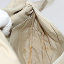 LOUIS VUITTON Monogram Mini Lin Saumur PM Shoulder Bag Ivory M95314 Auth kk368V-25