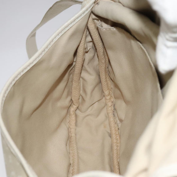 LOUIS VUITTON Monogram Mini Lin Saumur PM Schoudertas Ivoor M95314 Auth kk368V
