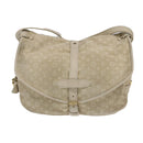 LOUIS VUITTON Monogram Mini Lin Saumur PM Shoulder Bag Ivory M95314 Auth kk368V-13
