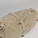 LOUIS VUITTON Monogram Mini Lin Saumur PM Shoulder Bag Ivory M95314 Auth kk368V-6