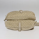 LOUIS VUITTON Monogram Mini Lin Saumur PM Shoulder Bag Ivory M95314 Auth kk368V-5
