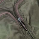 PRADA Shoulder Bag Nylon Khaki Brown Silver Auth kk369-25