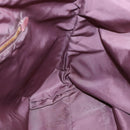 PRADA Tote Bag Nylon Pink Gold Auth kk387-18