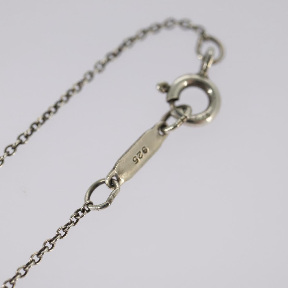 TIFFANY&Co. Return ToHeart Necklace Ag925 Silver Auth kk392