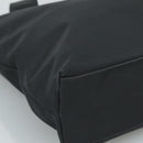 Salvatore Ferragamo Gancini Tote Bag PVC Canvas Black Auth kk413-14