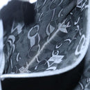 Salvatore Ferragamo Gancini Tote Bag PVC Canvas Black Auth kk413-19