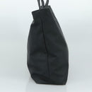 Salvatore Ferragamo Gancini Tote Bag PVC Canvas Black Auth kk413-3