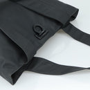 Salvatore Ferragamo Gancini Tote Bag PVC Canvas Black Auth kk413-6
