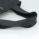 Salvatore Ferragamo Gancini Tote Bag PVC Canvas Black Auth kk413-7