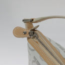 Salvatore Ferragamo Accessory Pouch PVC Leather Gray Auth kk414-15