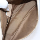 Salvatore Ferragamo Accessory Pouch PVC Leather Gray Auth kk414-17