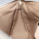 Salvatore Ferragamo Accessory Pouch PVC Leather Gray Auth kk414-19