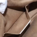 Salvatore Ferragamo Accessory Pouch PVC Leather Gray Auth kk414-20