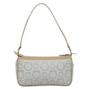 Salvatore Ferragamo Accessory Pouch PVC Leather Gray Auth kk414-3