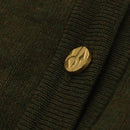 Salvatore Ferragamo Cardigan Wool M Khaki Auth kk430-14
