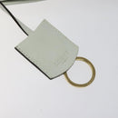 LOEWE Heritage Tote Bag Leather White Gold Auth kk436-14