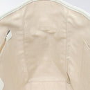 LOEWE Heritage Tote Bag Leather White Gold Auth kk436-17