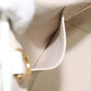 LOEWE Heritage Tote Bag Leather White Gold Auth kk436-21