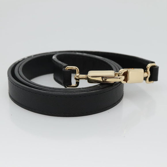 Salvatore Ferragamo Gancini Hand Bag Leather 2way Black Gold Auth kk442