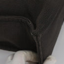 HERMES Her Line MM Tote Bag Canvas Gray Silver Auth kk445-14